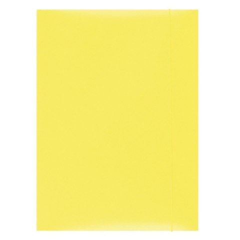 Teczka skrzydłowa z gumką żółta 21191131-06 office products