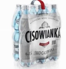 Woda CISOWIANKA 1.5l lekko gazowana zgrzewka 6 szt. KAUCJA
