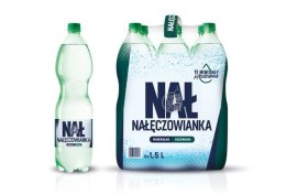Woda NAŁĘCZOWIANKA mocniejszy gaz 1.5L butelka PET zgrzewka 6 szt. KAUCJA