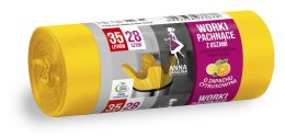 ANNA ZARADNA Worki 35l na śmieci z uszami, zapach cytrusów (28 szt.) 033638