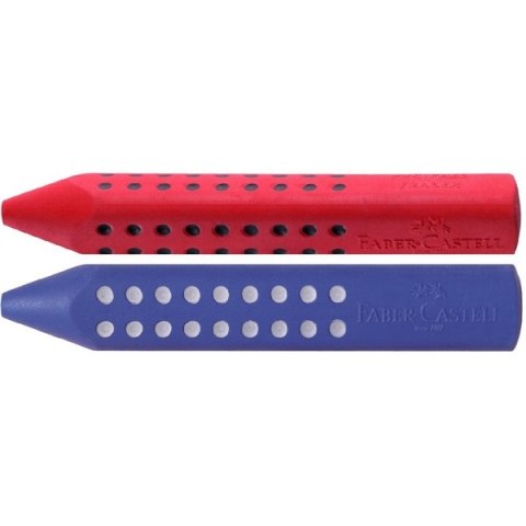 GUMKA GRIP 2001 NIEBIESKA/CZERWONA FABER-CASTELL (X)
