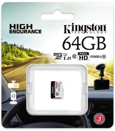 Karta pamięci High-Endurance MicroSD 64GB UHS-I U1 24/7 Kingston