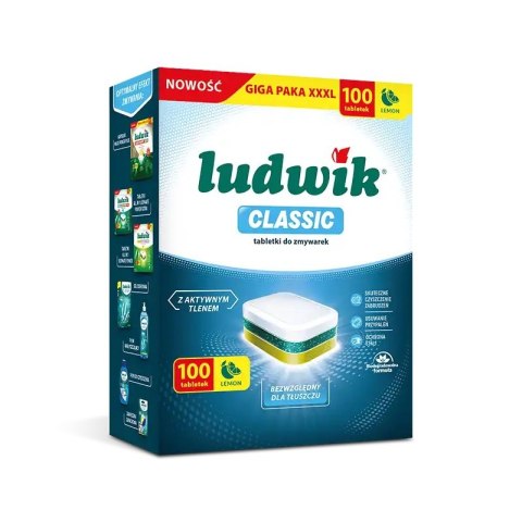 LUDWIK Tabletki do zmywarek 100 szt. CLASSIC 19636