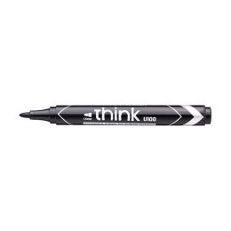 Marker permanentny okrągły 1,5 mm, czarny, EU10020, Deli.