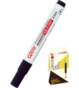 Marker tablicowy GR-003 okrągła końcówka czarny GRAND 160-1308