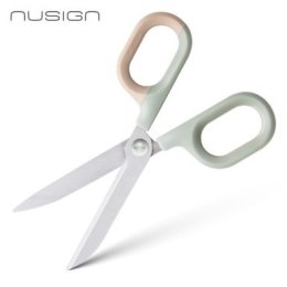 Nożyczki Comfort Nusign ENS056, 14,5 cm, zielone ENS056-GR Deli