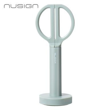 Nożyczki Nusign ENS051, ze stojakiem, 18 cm, białe ENS051-WH Deli