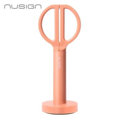 Nożyczki Nusign ENS051, ze stojakiem, 18 cm, różowe ENS051-P Deli