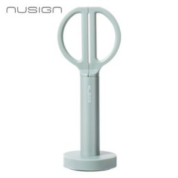 Nożyczki Nusign ENS051, ze stojakiem, 18 cm, zielone ENS051-GR Deli