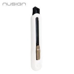 Nożyk biurowy Nusign ENS062, ostrze łamane 18mm, biały ENS062-WH Deli