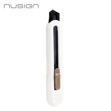 Nożyk biurowy Nusign ENS062, ostrze łamane 18mm, biały ENS062-WH Deli