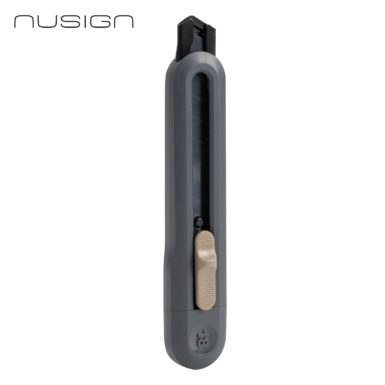 Nożyk biurowy Nusign ENS062, ostrze łamane 18mm, ciemnoszary ENS062-DGR Deli