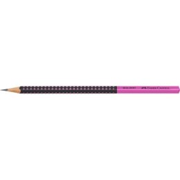 Ołówek GRIP 2001 TWO TONE CZARNY/RÓŻOWY Faber-Castell 517011 FC