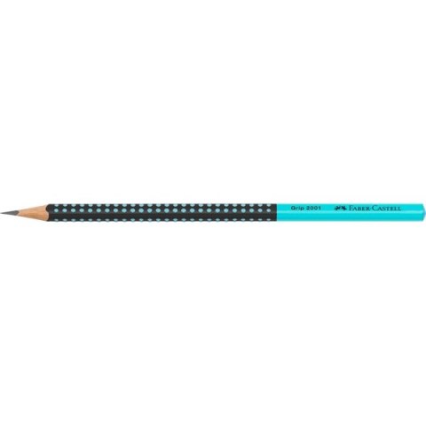 Ołówek GRIP 2001 TWO TONE CZARNY/TURKUSOWY Faber-Castell 517012 FC