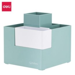 Organizer na biurko _ przybornik Deli EZ072, zielony, EZ072GR.