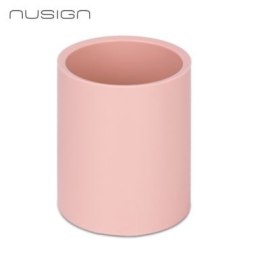 Pojemnik na długopisy, okrągły, Nusign ENS023, różowy ENS023-P Deli