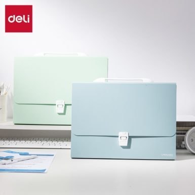 Teczka ofertowa Deli EF633, Urban Root, Expanding File, format A4, 8 przegródek, mix kolorów, 1 szt,