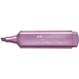 Zakreślacz 1546 METALICZNY RUBINOWY Faber-Castell 154691 FC