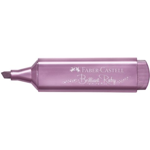Zakreślacz 1546 METALICZNY RUBINOWY Faber-Castell 154691 FC