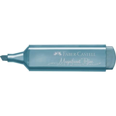 Zakreślacz 154647 metaliczny niebieski FABER-CASTELL