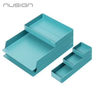 Zestaw organizacyjny Nusign ENS001, 6 elementów, niebieski ENS001-BL Deli