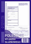 Polecenie wyjazdu służbowego, A5 40 kartek, 10-505-3 DOTTS
