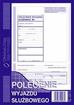 Polecenie wyjazdu służbowego, A5 40 kartek, 10-505-3 DOTTS