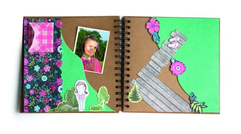 Album na spirali, 30x30cm, 30 ark, brązowe eco, 180g/m2, Happy Color HA 7631 3030-NE30