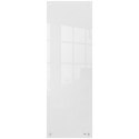Mała podłużna szklana tablica suchościeralna Nobo Home 300x900mm, biała 1915604