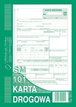 Karta drogowa A5, 80 kartek offset, 10-802-3 DOTTS