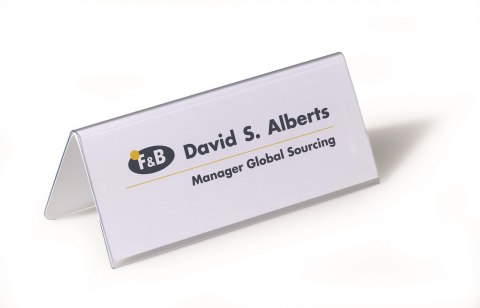 Identyfikator stołowy (25szt) 805019 DURABLE 122x150