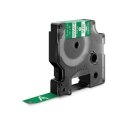 Taśma winylowa RHINO 12 mm biała na zielonym 1805414 DYMO